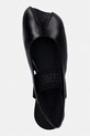 MM6 Maison Margiela sandały z odkrytą piętą damskie skórzane czarny S59WP0212.P3628.T8013