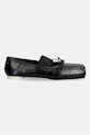 MM6 Maison Margiela baleriny skórzane S59WZ0103.P7561.T8013 czarny SS26