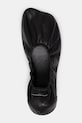 MM6 Maison Margiela baleriny skórzane czarny S59WZ0105.P7557.T8013
