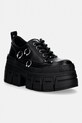 Cipele Buffalo Gospher Lace Up Punk imitacija zrnate kože crna 1622647