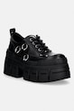Cipele Buffalo Gospher Lace Up Punk imitacija zrnate kože crna 1622647
