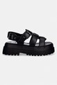 Buffalo sandale s platformom za žene Pluto Fisher 1602334 crna SS26