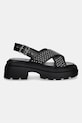 Buffalo sandále na platforme dámske Vega Cross 1602358 čierna SS26
