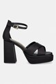 Buffalo sandále na podpätku May Cross 1291666 čierna SS26
