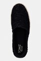 Toms espadryle na platformie damskie VALENCIA czarny 10023046