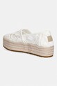 Obuwie Toms espadryle na platformie damskie VALENCIA 10023045 biały