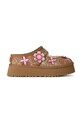 UGG baleriny zamszowe W Bea Mary Jane Meadow brązowy 1177151.CHE