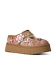 UGG baleriny zamszowe W Bea Mary Jane Meadow 1177151.CHE brązowy SS26