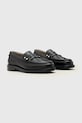 AllSaints mokasyny damskie skórzane Bloom Stud Loafer W072FE czarny SS26