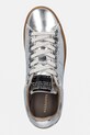 AllSaints sneakersy skórzane Leon Sneaker srebrny W058FE