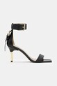 Кожени сандали AllSaints Noir Mid Sandal гладка кожа черен W151FB