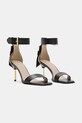 Кожени сандали AllSaints Noir Mid Sandal W151FB черен SS26
