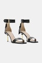 Шкіряні сандалі AllSaints Noir Mid Sandal W151FB чорний SS26
