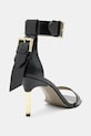 Шкіряні сандалі AllSaints Noir Mid Sandal чорний W151FB