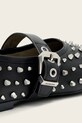 Кожаные балетки AllSaints Sabine Stud Shoe чёрный W088FE