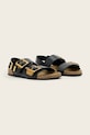 AllSaints sandale s niskim potplatom za žene od kože Staffa Sandal W044FE crna SS26
