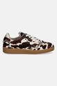 AllSaints sneakersy skórzane Thelma Sneaker W187FB beżowy SS26