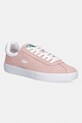 Lacoste Baseshot sneakers sneakers pentru femei, din piele întoarsă roz 49SFA0052