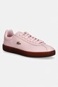 Lacoste Baseshot Sneakers superge ženske usnjene roza 51SFA0084