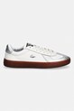 Lacoste sneakersy skórzane Baseshot Pro Sneakers Silver & Gold Pack 51SFA0176 biały SS26