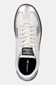 Lacoste sneakersy skórzane Baseshot Pro Sneakers Silver & Gold Pack biały 51SFA0176