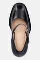 Souliers Martinez czółenka skórzane CASILDA czarny CASILDA.BLACK