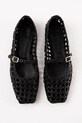 Souliers Martinez baleriny skórzane PARIS PARIS.BLACK czarny SS26