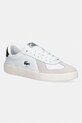 Lacoste sneakersy skórzane Baseshot Pro Sneakers skóra zamszowa biały 49SFA0028