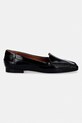 Pollini mokasyny damskie skórzane PA10031C1OPC0000 czarny SS26
