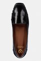 Pollini mokasyny damskie skórzane czarny PA10031C1OPC0000