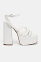 Koi Footwear sandale DBP55 WHITE PLATFORM HEEL DBP55 alb SS26