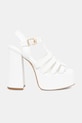 Koi Footwear sandały DBP55 WHITE PLATFORM HEEL DBP55 biały SS26