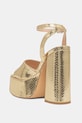 Παπούτσια Πέδιλα Koi Footwear Shonen Gold Lizard Platform Heels Shonen χρυσαφί