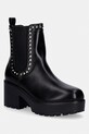 Μπότες τσέλσι Koi Footwear Anise Studded Chelsea Boots απομίμηση λείου δέρματος μαύρο Anise.Studded.Chelsea