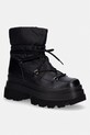Čizme za snijeg Koi Footwear Thedas Black Snow Boots imitacija zrnate kože crna Thedas