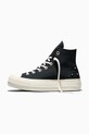 Πάνινα παπούτσια Converse Chuck Taylor All Star Lift μαύρο A17787C