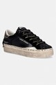 Crime London sneakersy DISTRESSED PLATFORM tekstylny czarny 25074AA8.20