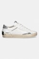 Crime London sneakersy skórzane DISTRESSED 29000PP8.10 biały SS26