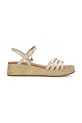 Mexx espadryle NOEMI SADÉ Heeled sandal imitacja skóry licowej beżowy MI001602361W.01