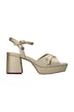 Mexx sandały na słupku NALINA NICKY Heeled sandal złoty MI001602961W