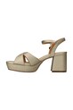 Mexx sandały na słupku NALINA NICKY Heeled sandal złoty MI001602961W