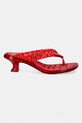 Melissa šľapky dámske THONG KITTEN HEEL + GANNI AD M38154.BX377 červená SS26