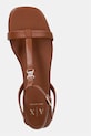 Armani Exchange sandále dámske hnedá XW002581.AF18975.U6123
