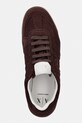 Armani Exchange tenisice ženske od brušene kože smeđa XW002794.AF19687.U6018