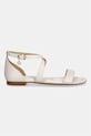 Δερμάτινα σανδάλια MICHAEL Michael Kors Alexa Flex Flat Sandal 40S6AXFS1L.289 μπεζ SS26