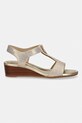 MICHAEL Michael Kors sandały na koturnie Berkley Wedge Sandal 40S6BRMS1D.740 złoty SS26