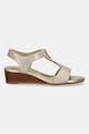 MICHAEL Michael Kors sandały na koturnie Berkley Wedge Sandal 40S6BRMS1D.740 złoty SS26