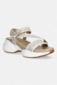 MICHAEL Michael Kors sandały na koturnie damskie Bowie Sandal beżowy 43S6BWFA1B.150
