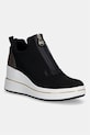 MICHAEL Michael Kors sneakers Emmy Wedge Zip Slip On textil negru 43R6EMFP3D.212