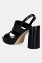 Obuv MICHAEL Michael Kors sandále z kože Erin Platform Sandal 40S6ERHS1L.001 čierna